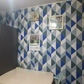 Самоклеюча плівка 0,45х10м х 0,07мм Сині трикутники SW-00001224