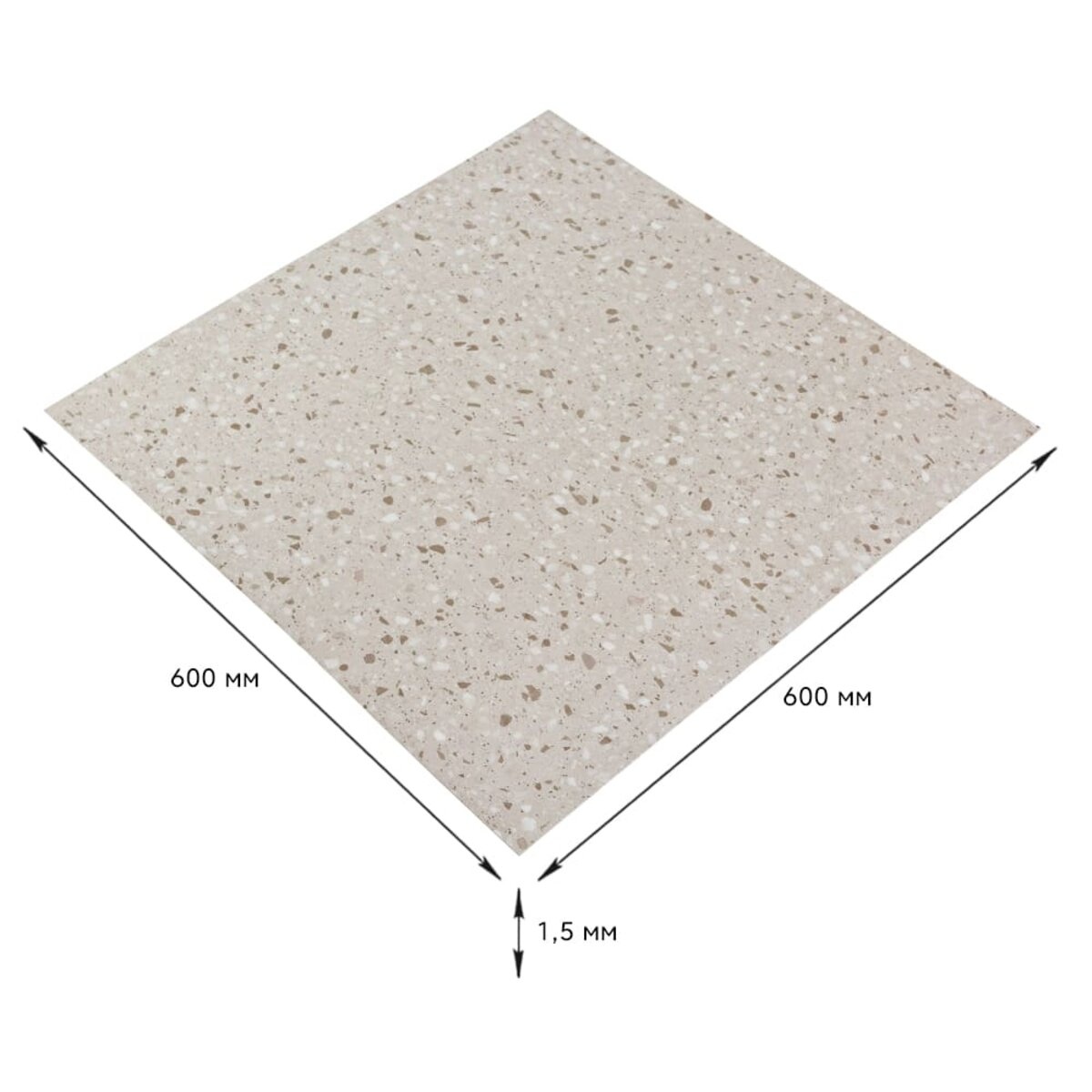 Самоклеюча LVT плитка 600х600х1.5мм (D) SW-00001587
