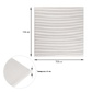 Панель 3D WHITE 700*700*4mm (D) SW-00001954