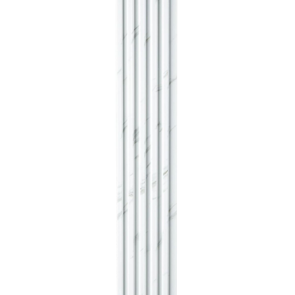 Рейка декоративна PS 2900х120х12мм Білий мармур SW-00002134