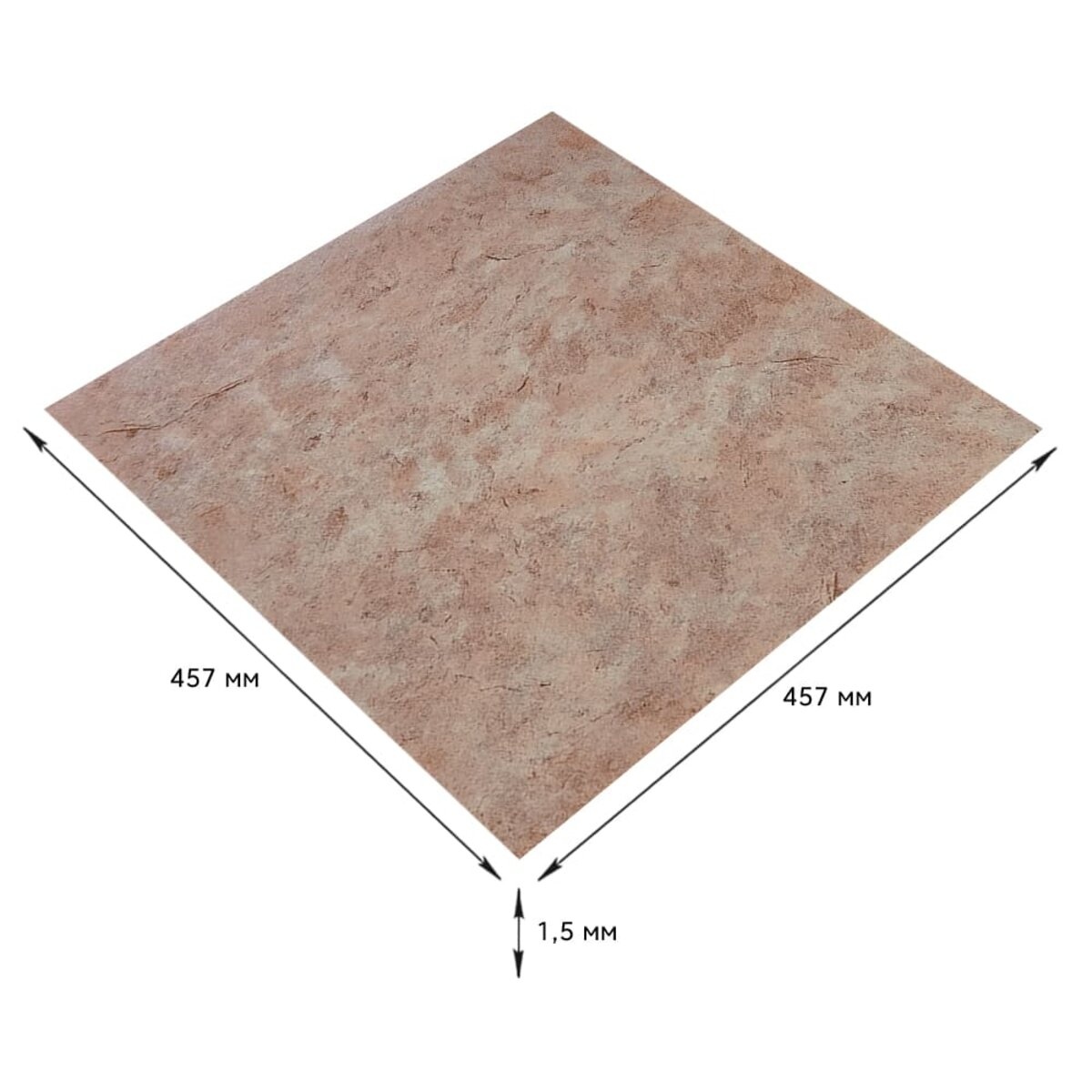 Самоклеюча LVT плитка 457х457х1.5мм (D) SW-00002457