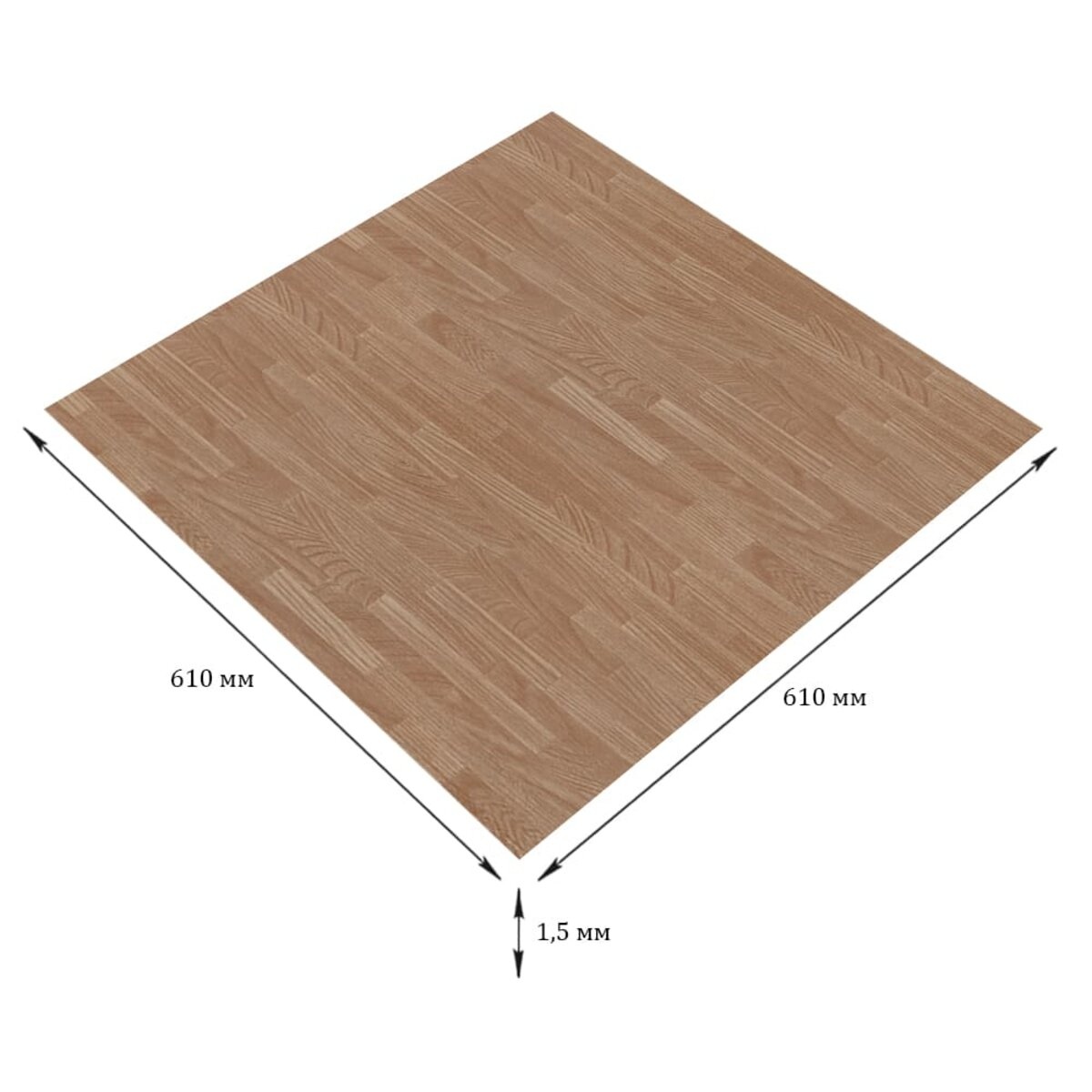 Самоклеюча LVT плитка 610х610х1,5мм SW-00003277